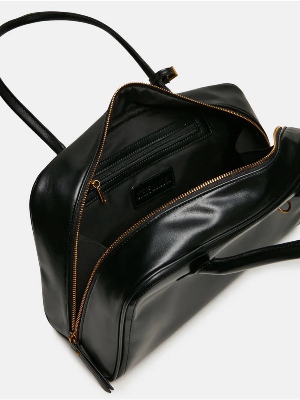 Steve Madden BNIB Black Leather Bag - Picture 5 of 12